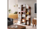 Vasagle Tree-shaped Wooden Bookcase | Rustic Brown