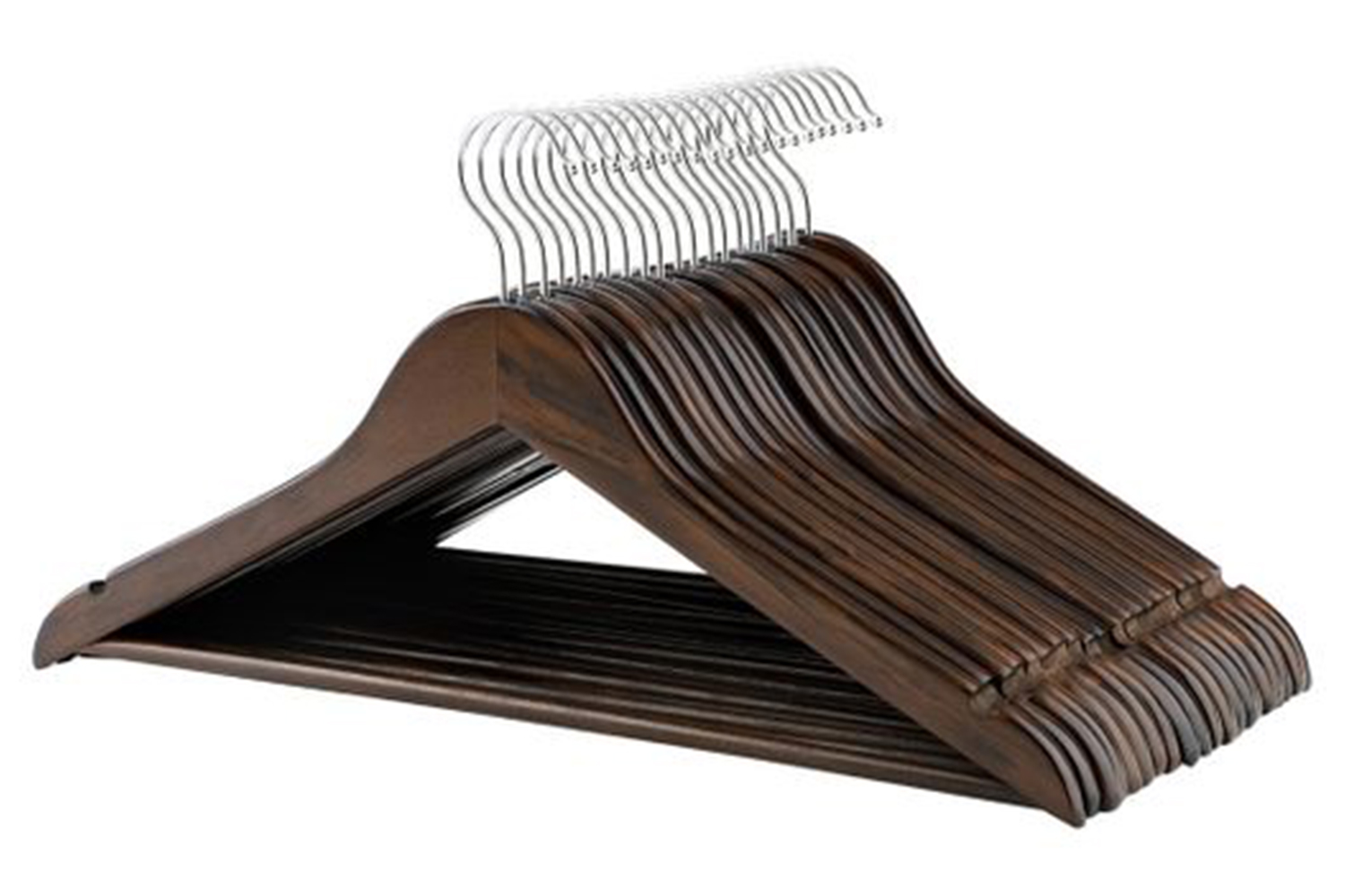 Songmics CRW02V20 Wood Hangers | Pack of 20