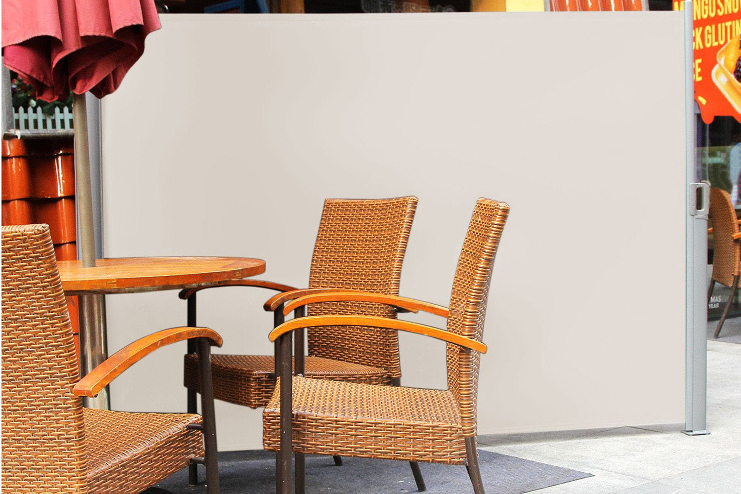 Songmics Beige Patio Side Awning