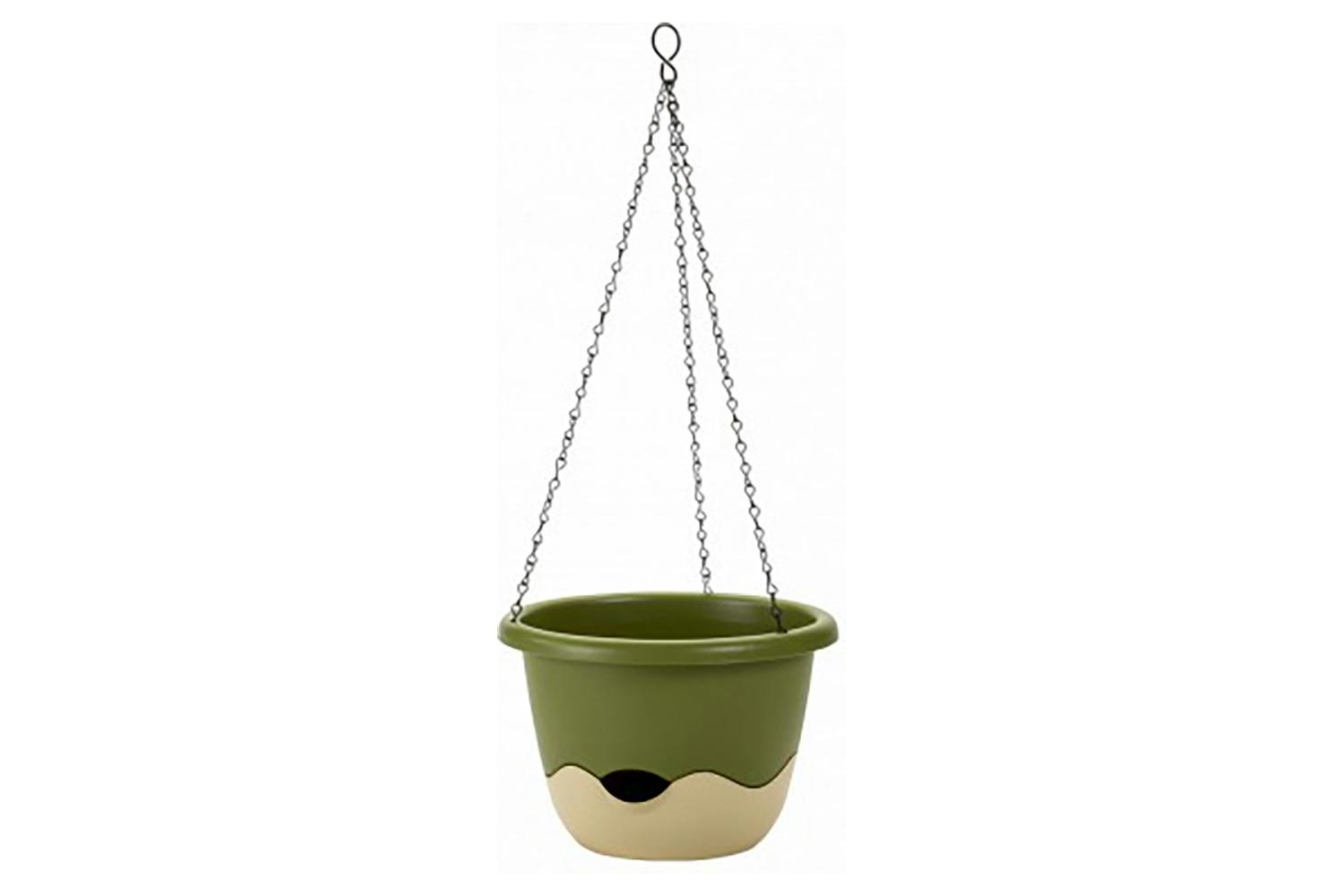 Plastia Mareta Flower Pot | Green & Beige | 30cm