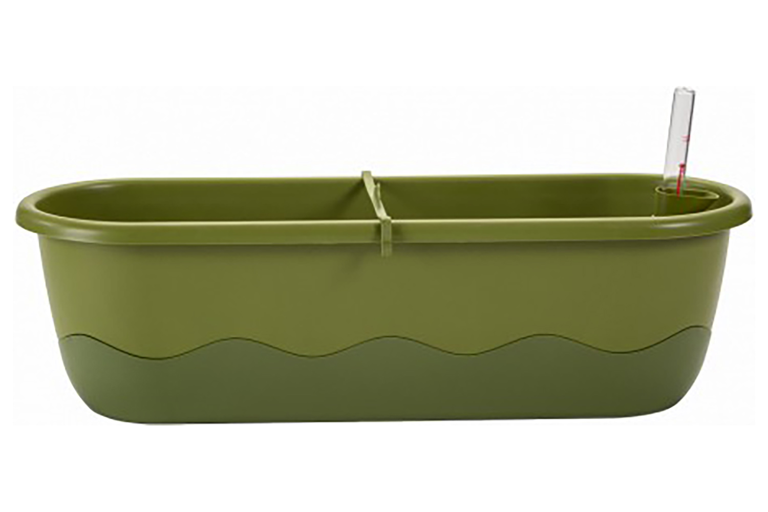 Plastia Mareta Flower Box | Green | 60cm