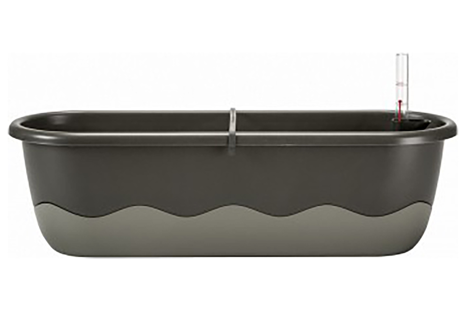Plastia Mareta Flower Box | Grey | 60cm