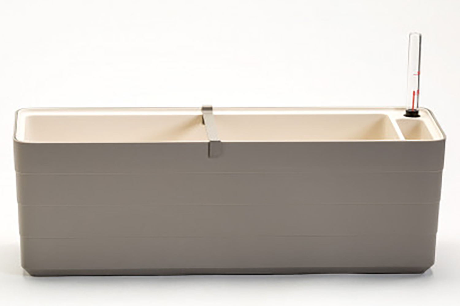 Plastia Berberis Flower Box | Taupe & Beige | 60cm