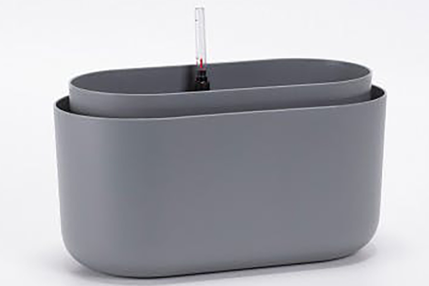 Plastia Tolita Flower Box | Grey | 16.6cm