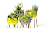 Plastia Raised Indoor Planter Urbalive | Green | 77cm