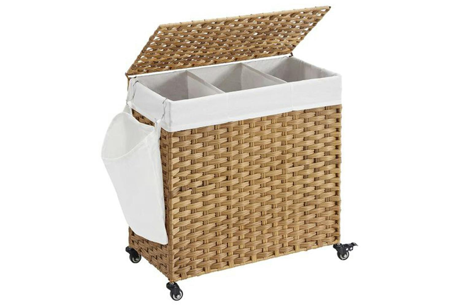 Songmics Laundry Hamper With Removable Bag | Natural