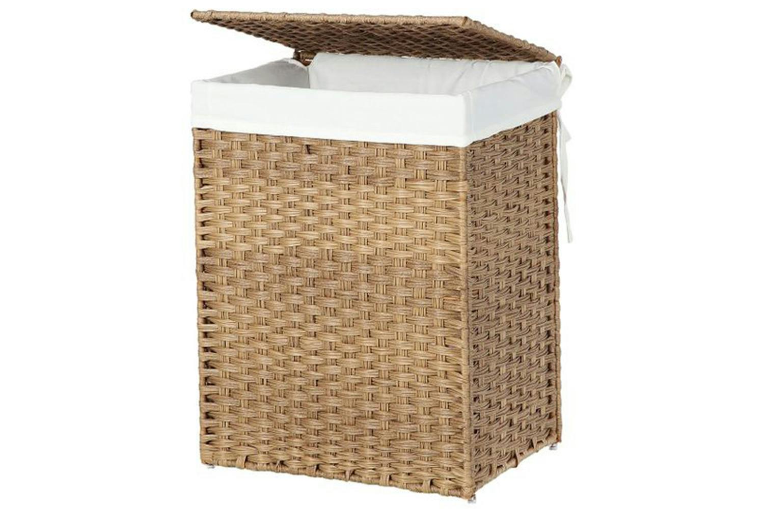 Songmics Handwoven Laundry Basket | Natural