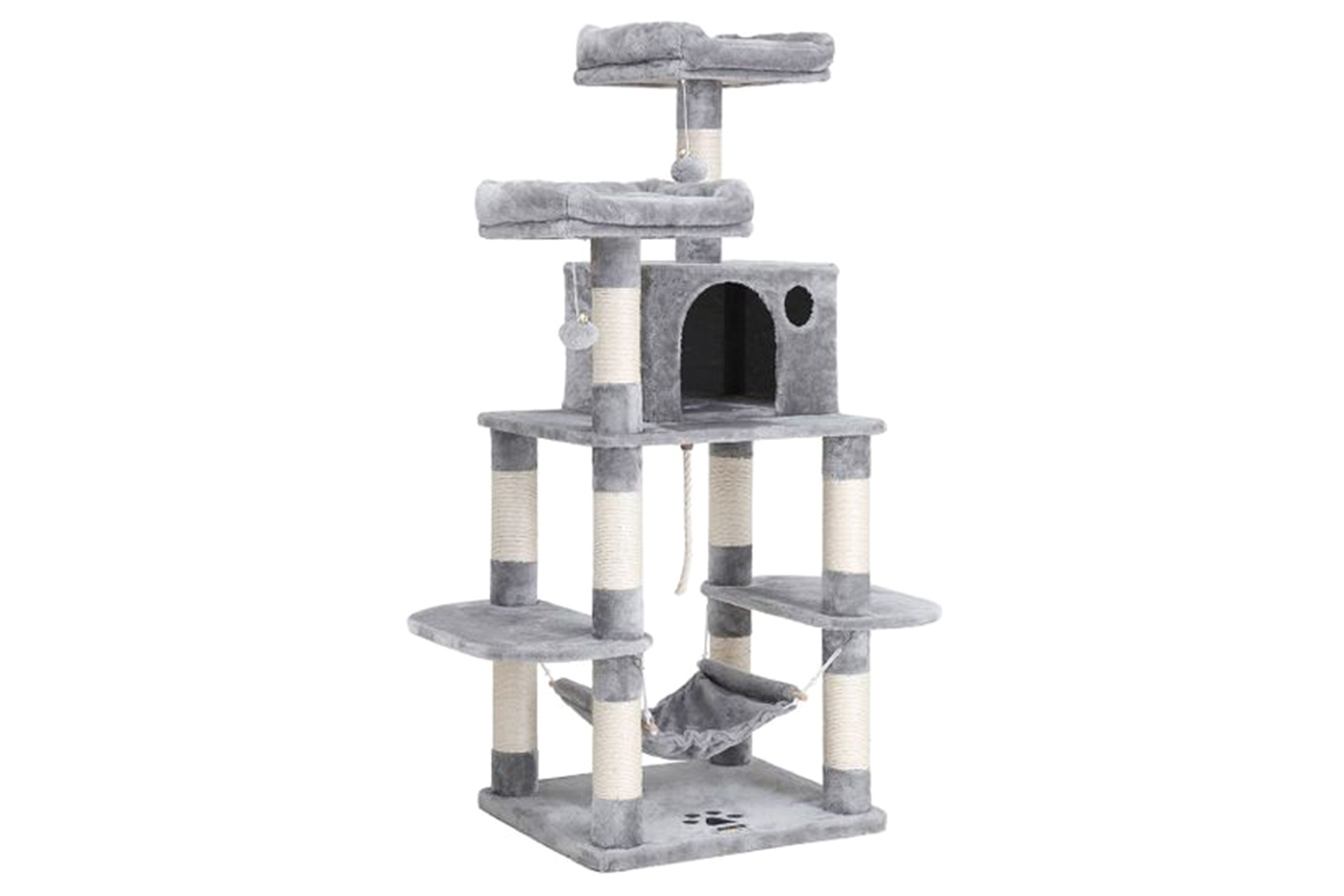 Feandrea UPCT85W Medium Size Cat Tree | Light Grey | Ireland