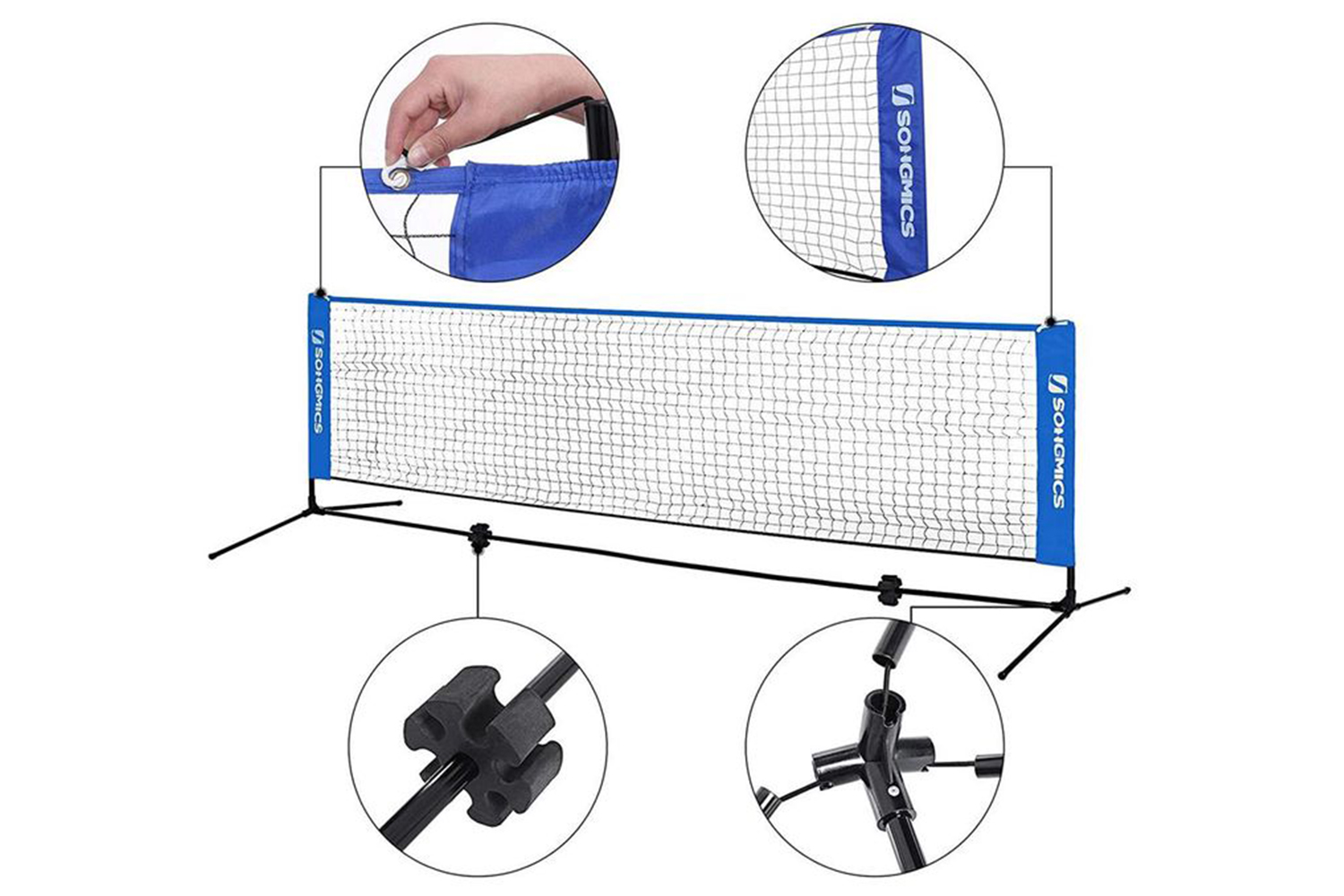 Songmics USYQ400 Portable Badminton Net Ireland
