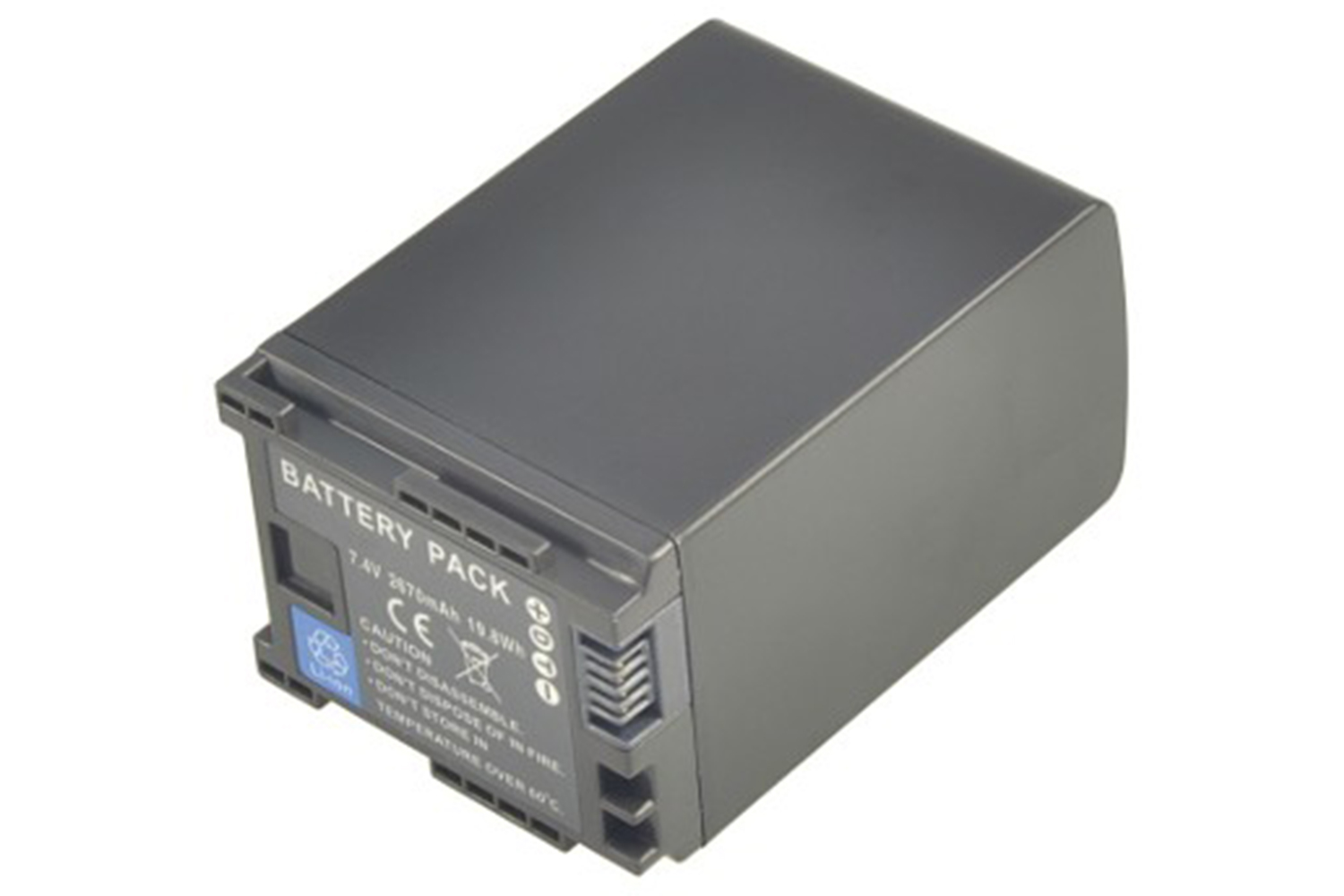 2-Power Camcorder Battery 7.4V