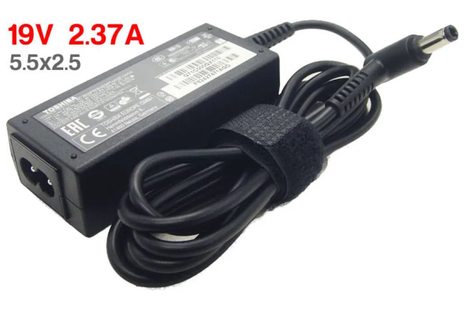 Toshiba 19V 2.37A 45W AC Adapter