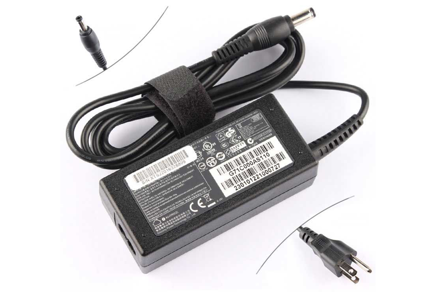 Toshiba 19V 2.37A 45W AC Adapter