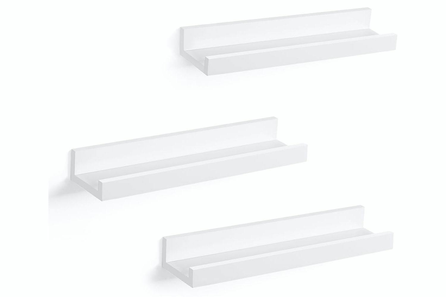 Songmics 3 Set Floating Shelves | White
