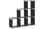 Songmics 3 Tiers Storage Cube Bookcases | Black