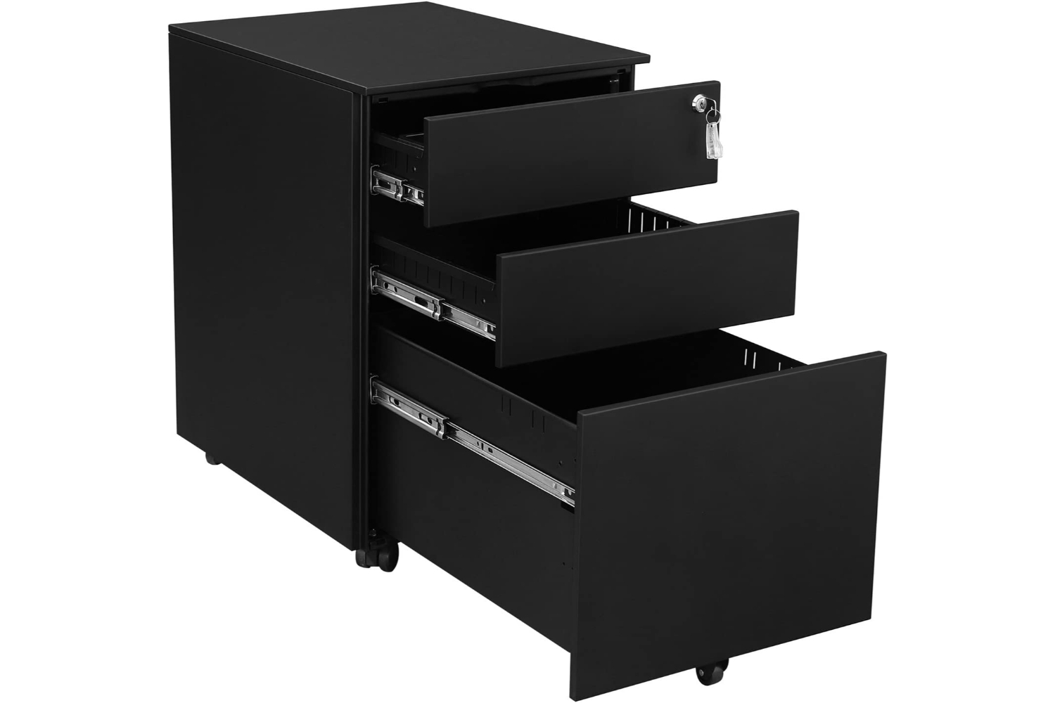Songmics Steel File Cabinet | Black