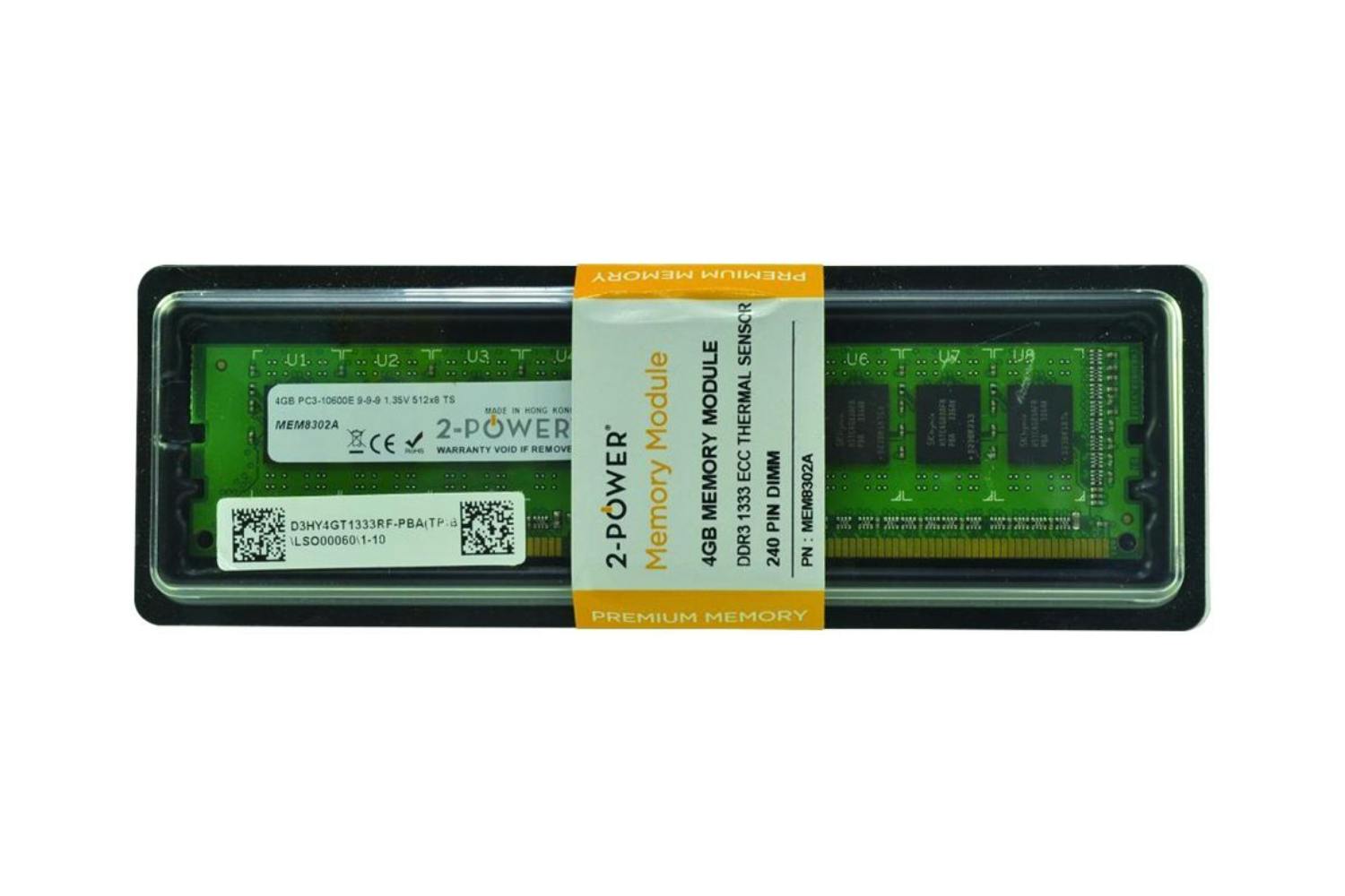 2-Power 4GB DDR3 CL9 ECC + TS DIMM (2Rx8) 1.35V