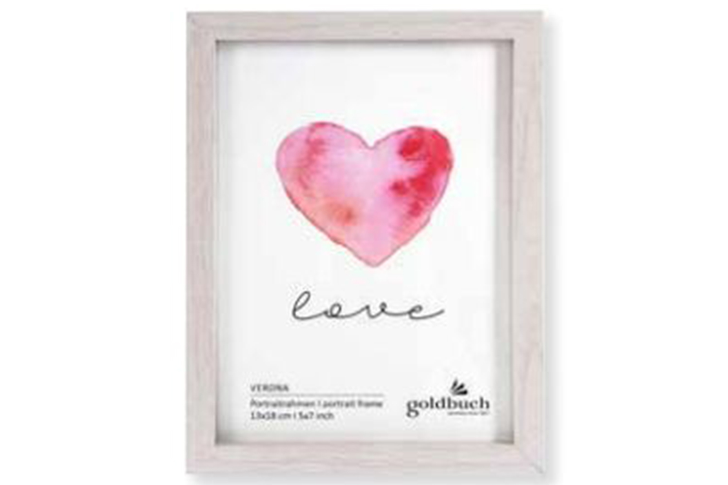 Verona 4x6" No Mount Photo Frame | White