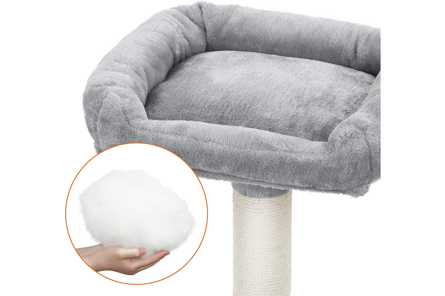 Feandrea Dual Platforms Cat Tree Light Grey Ireland