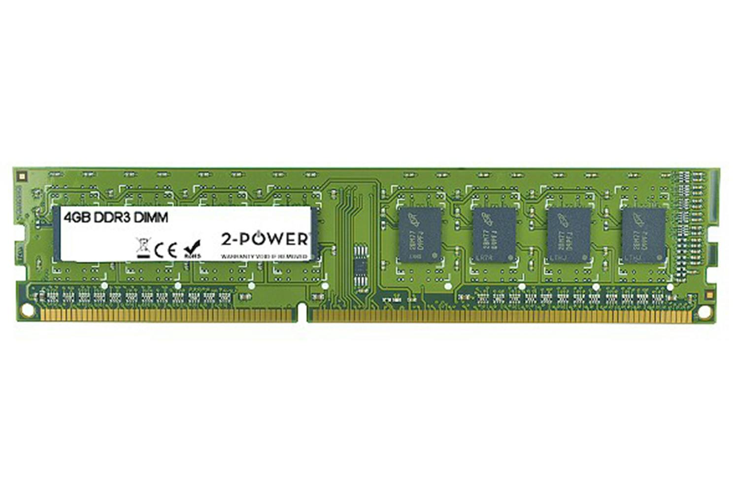 2-Power 4GB DDR3 CL9 Non-ECC DIMM 2Rx8