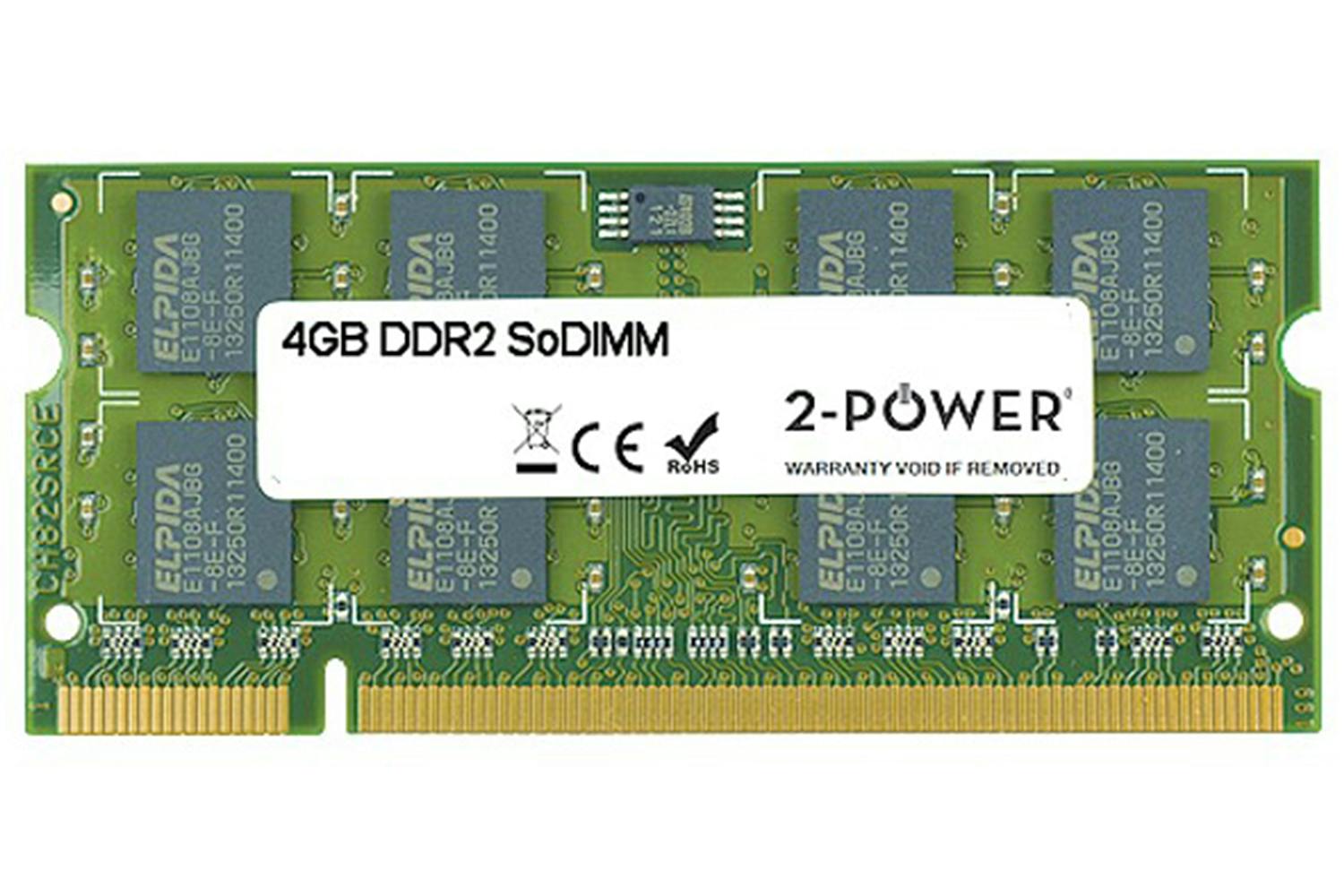 2-Power 4GB  DDR2 CL6 SoDIMM 2Rx8