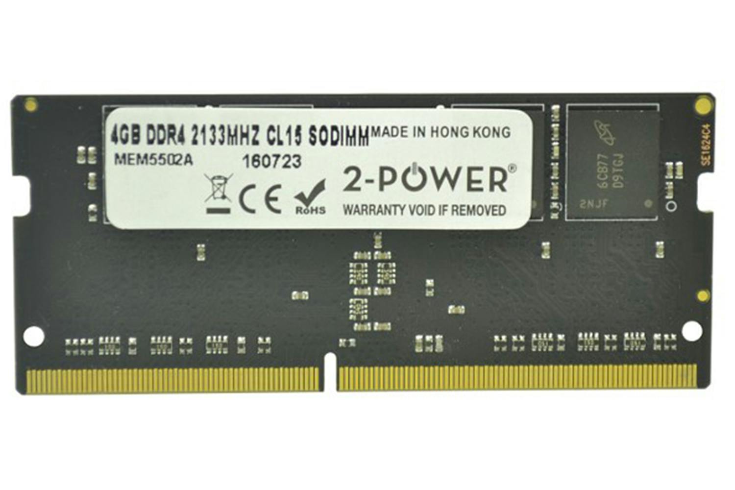 2-Power 4GB DDR4 CL15 Non-ECC SoDIMM 1Rx8