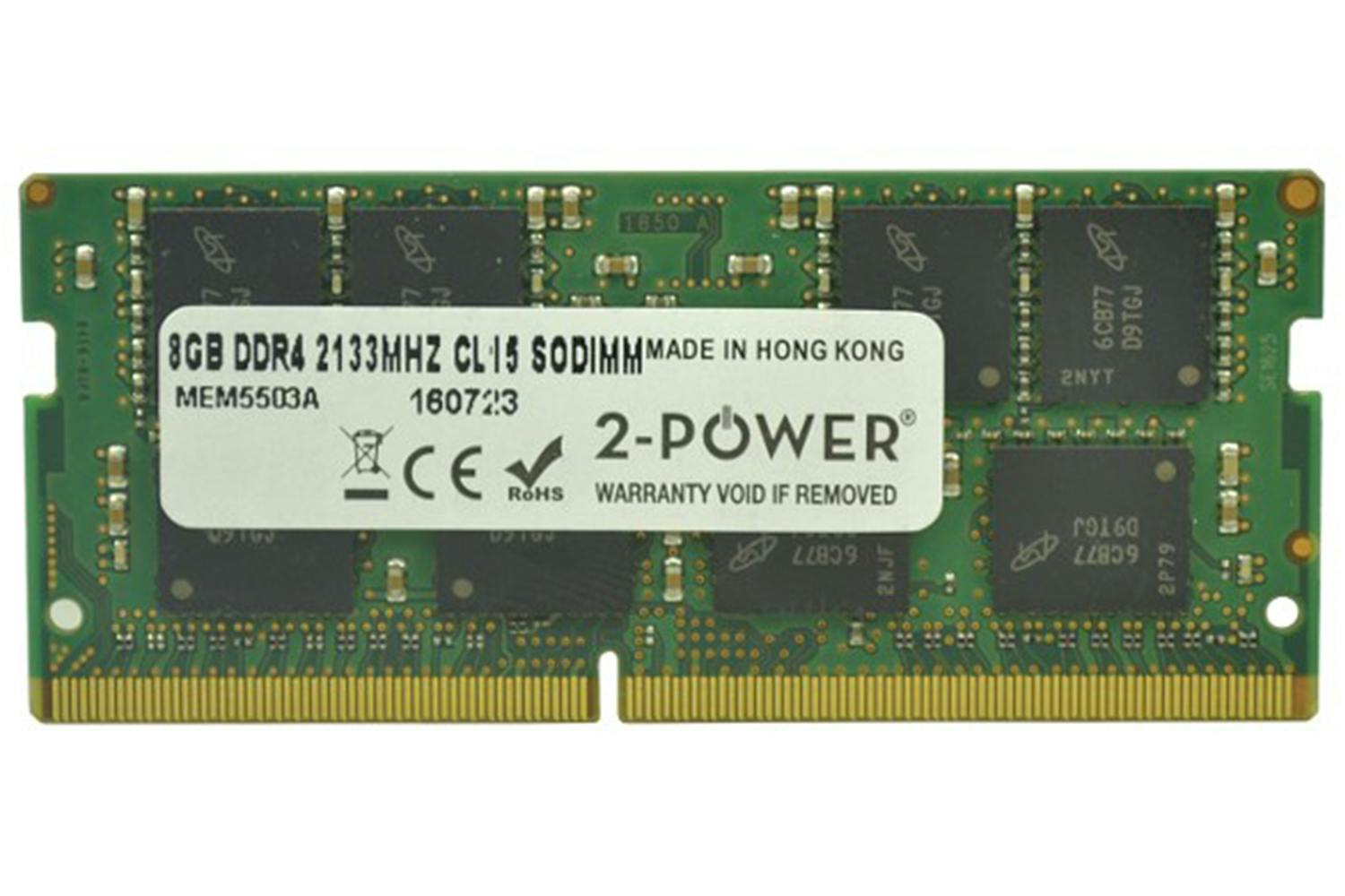 2-Power 8GB DDR4 CL15 Non-ECC SoDIMM 2Rx8