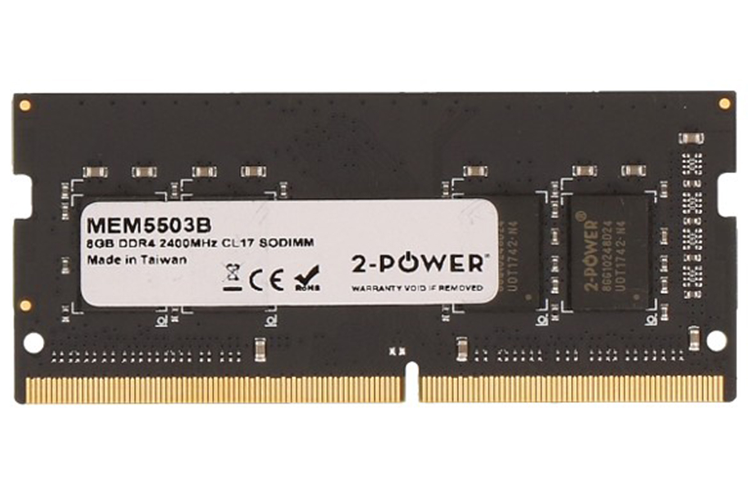 2-Power 8GB DDR4 CL17 Non-ECC SoDIMM 2Rx8