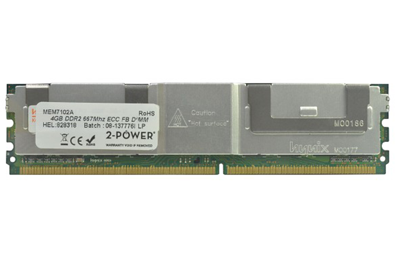 2-Power 4GB DDR2 Fully Buffereed CL5 DIMM (2Rx4)