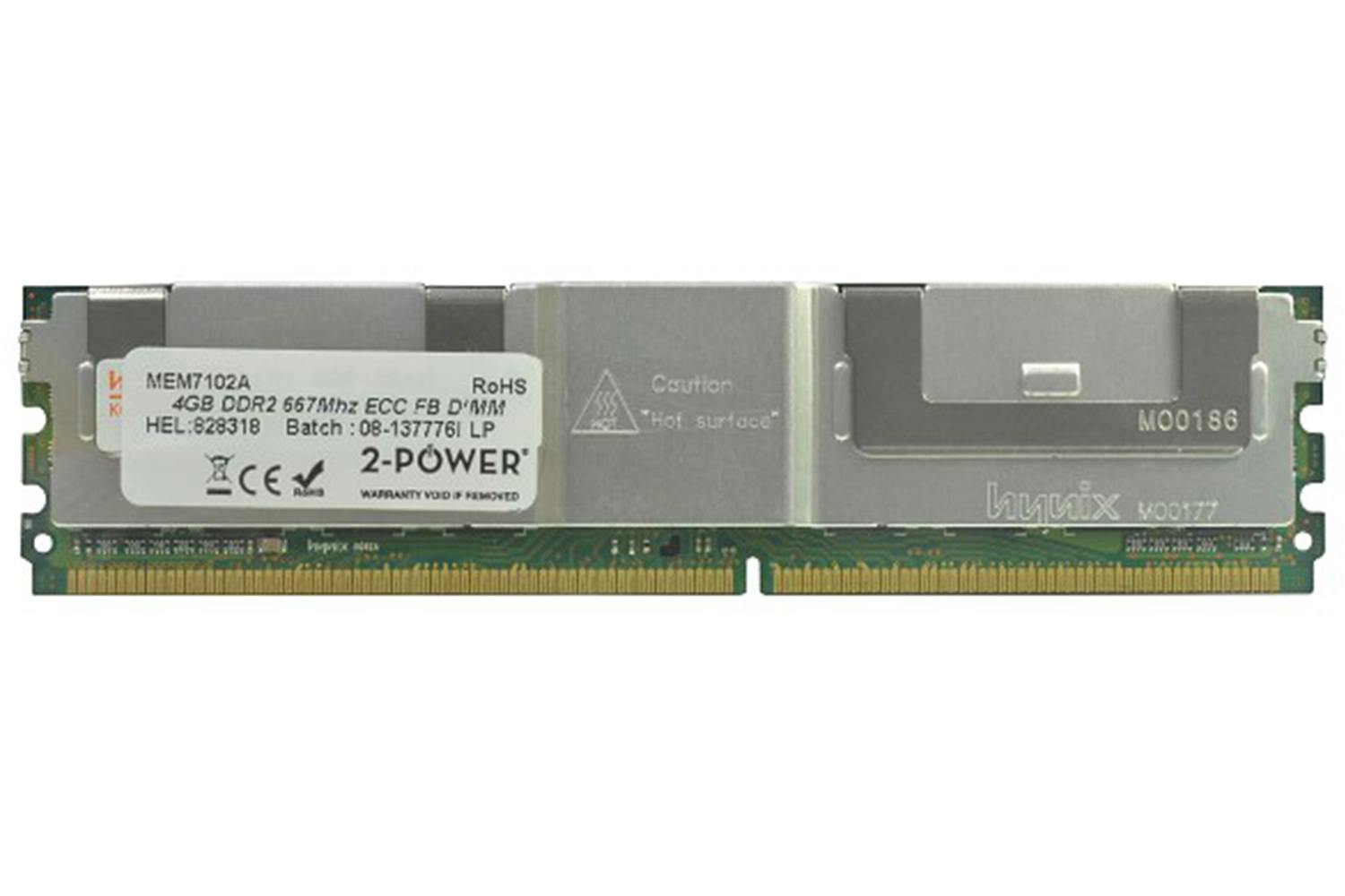 2-Power 4GB DDR2 Fully Buffereed CL5 DIMM (2Rx4)