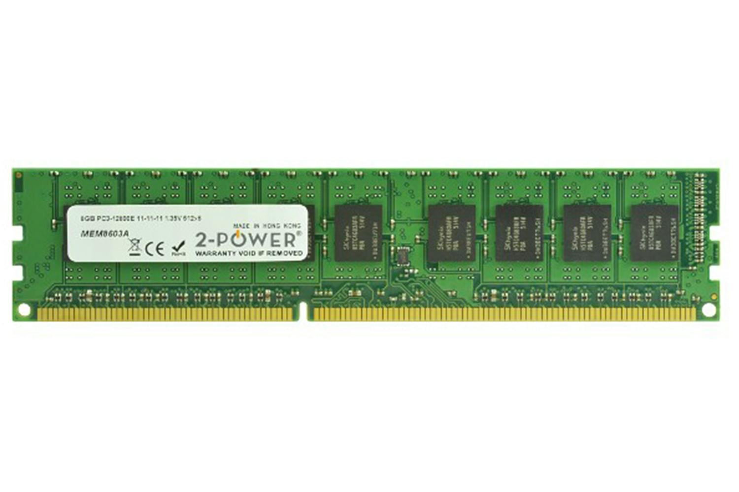 2-Power 8GB DDR3 CL11 ECC + TS DIMM (2Rx8) 1.35V