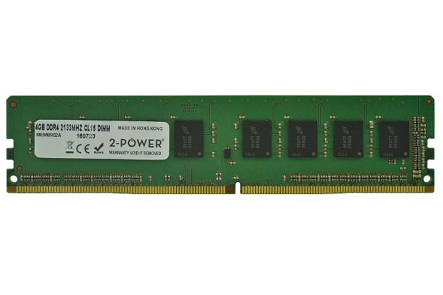 2-Power 4GB DDR4 CL15 Non-ECC DIMM 1Rx8
