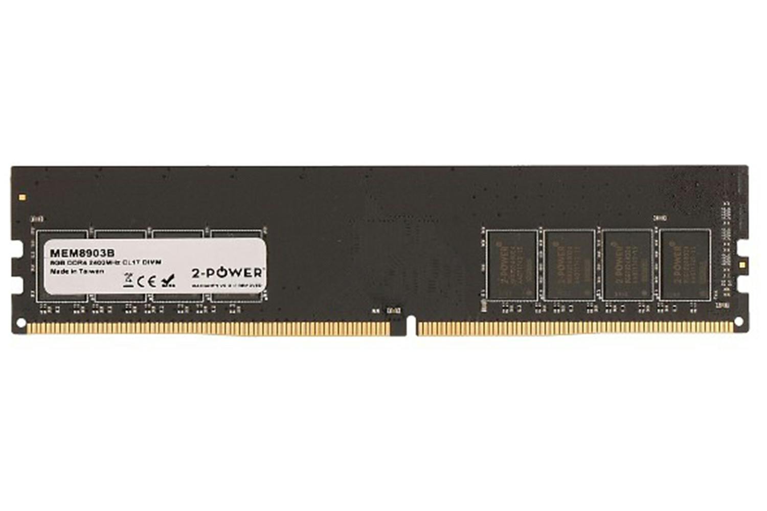 2-Power 8GB DDR4 CL17 Non-ECC DIMM 2Rx8