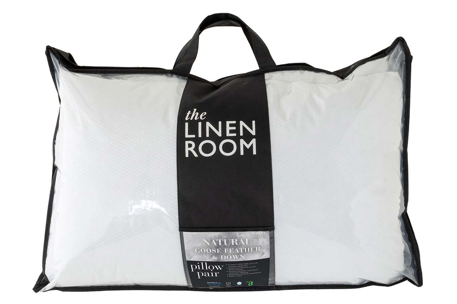 The Linen Room | Goose Feather & Down Pillow | Twin Pack