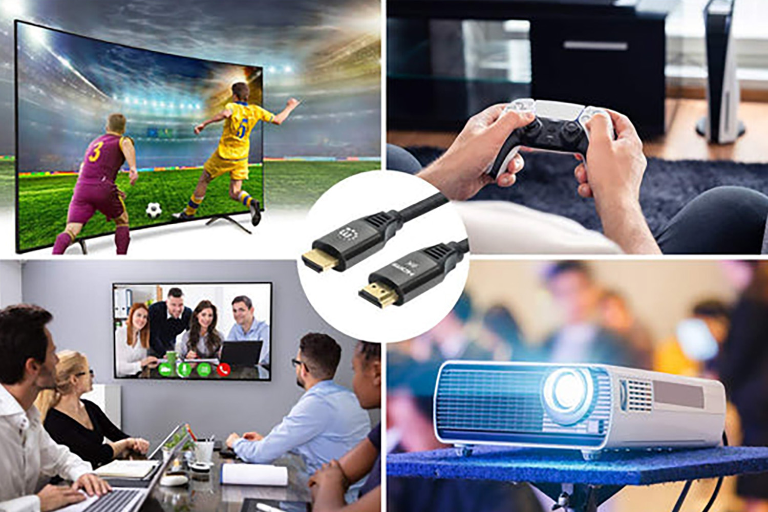 Manhattan 8K Ultra High Speed HDMI Cable with Ethernet