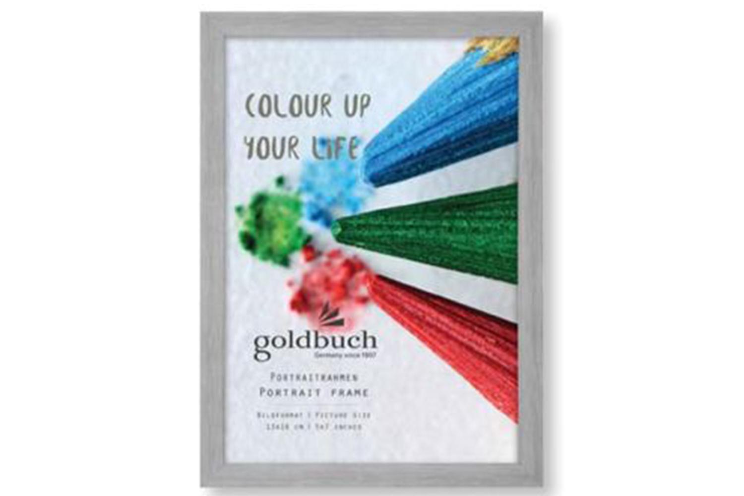 Colour Up Your Life 4x6" No Mount Photo Frame | Light Grey