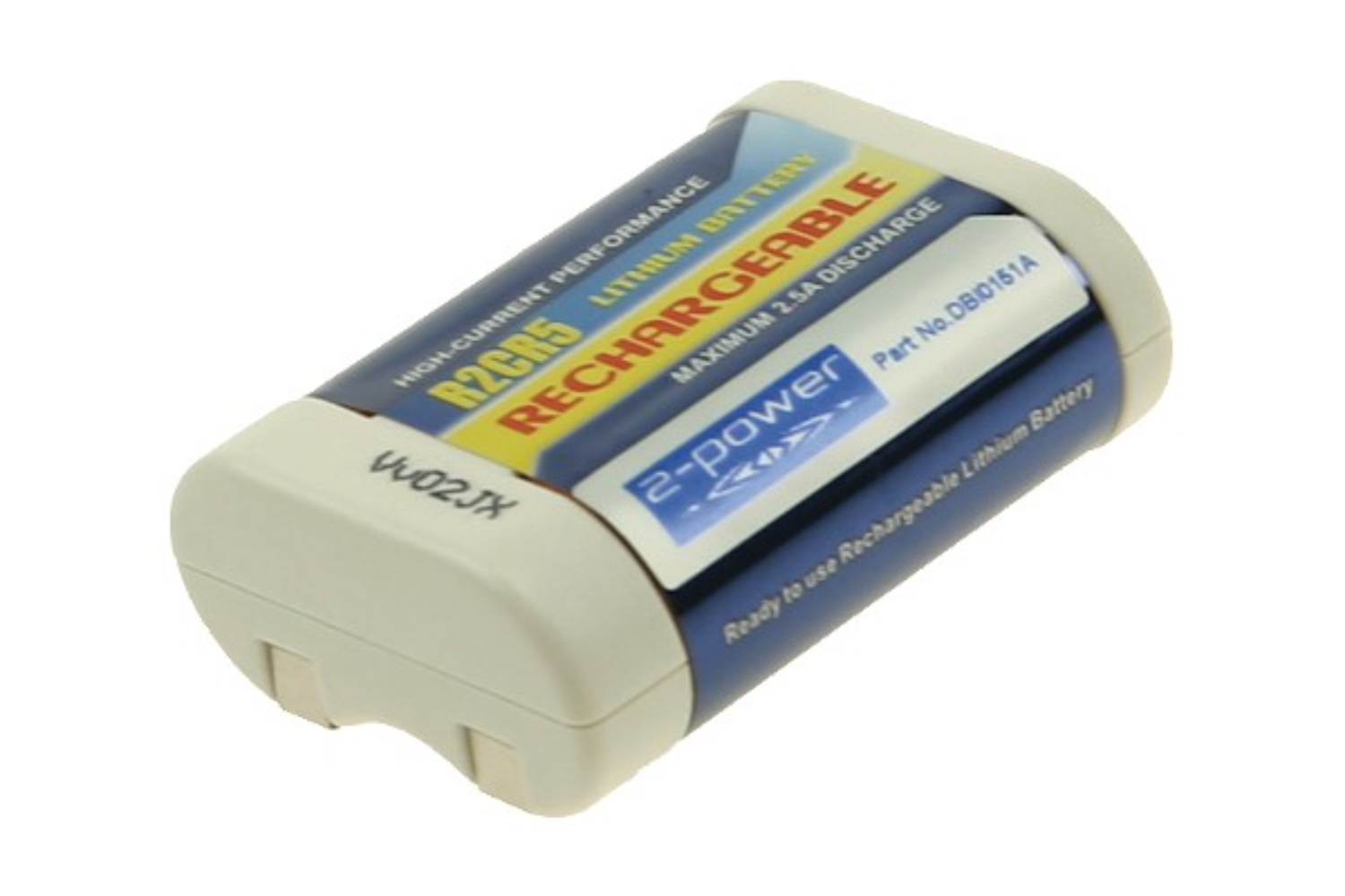 2-Power Digital Camera Battery 6v 500mAh