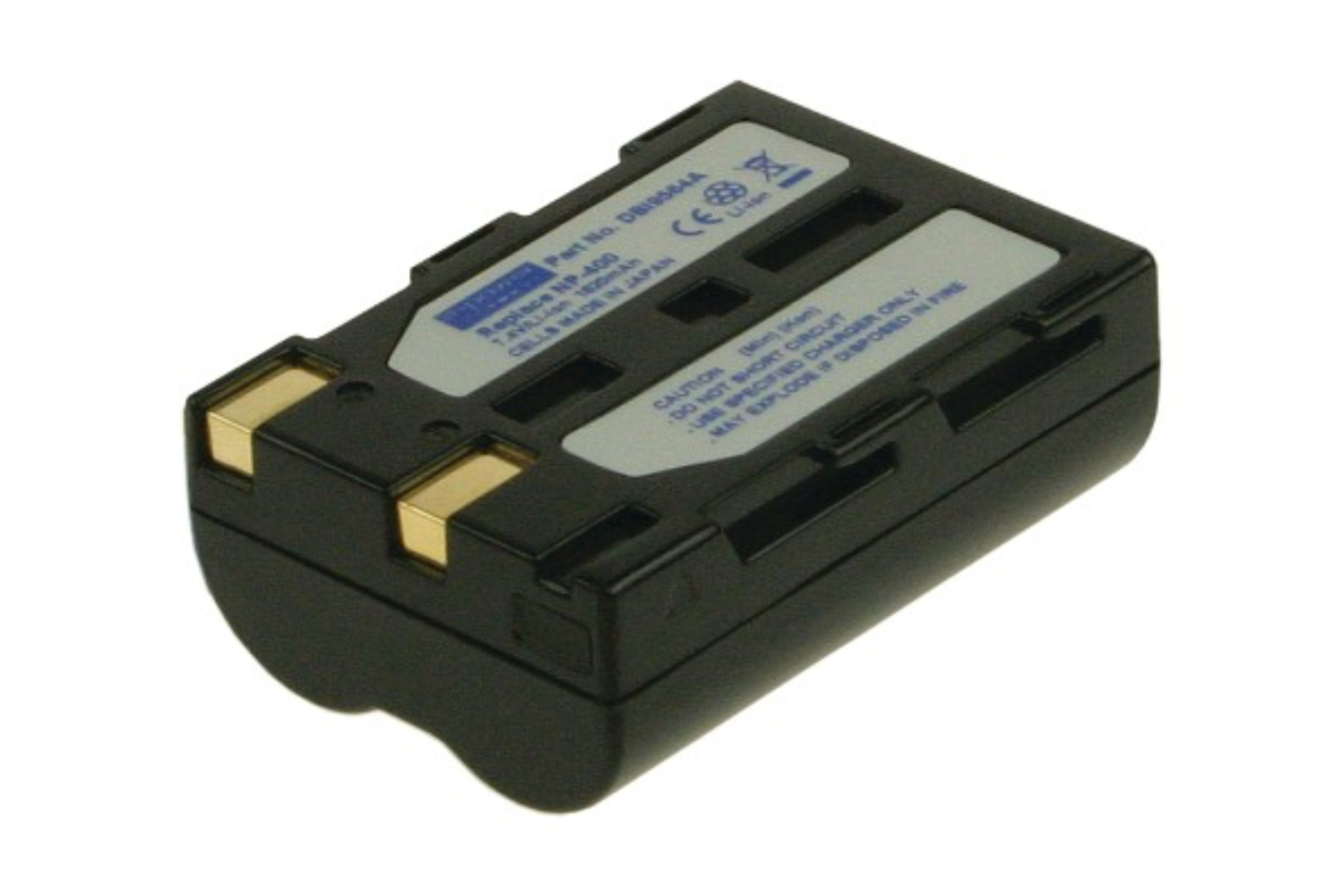 2-Power Digital Camera Battery 7.4V 1600mAh