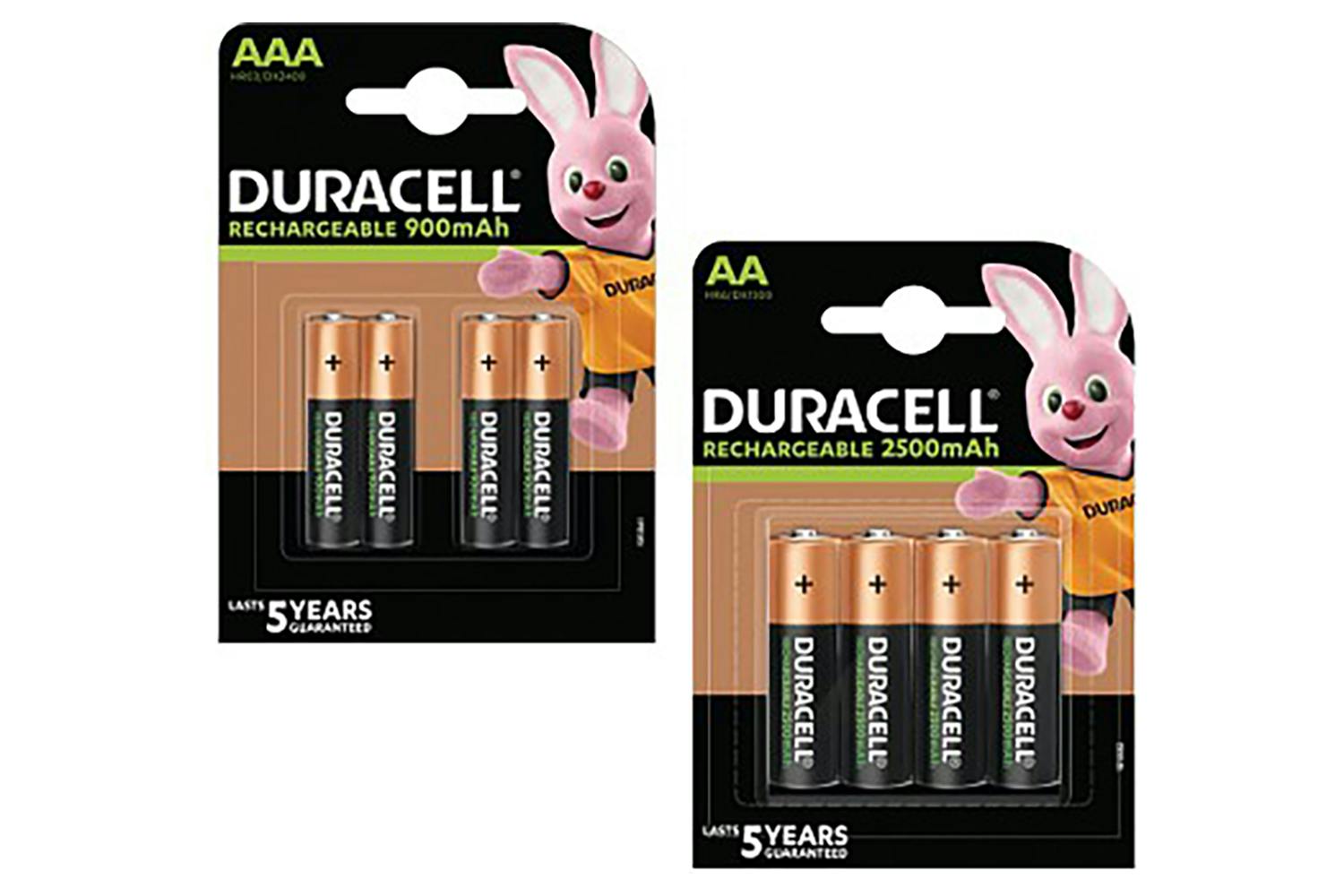 Duracell Rechargeable AA/AAA Battery | Packs of 4