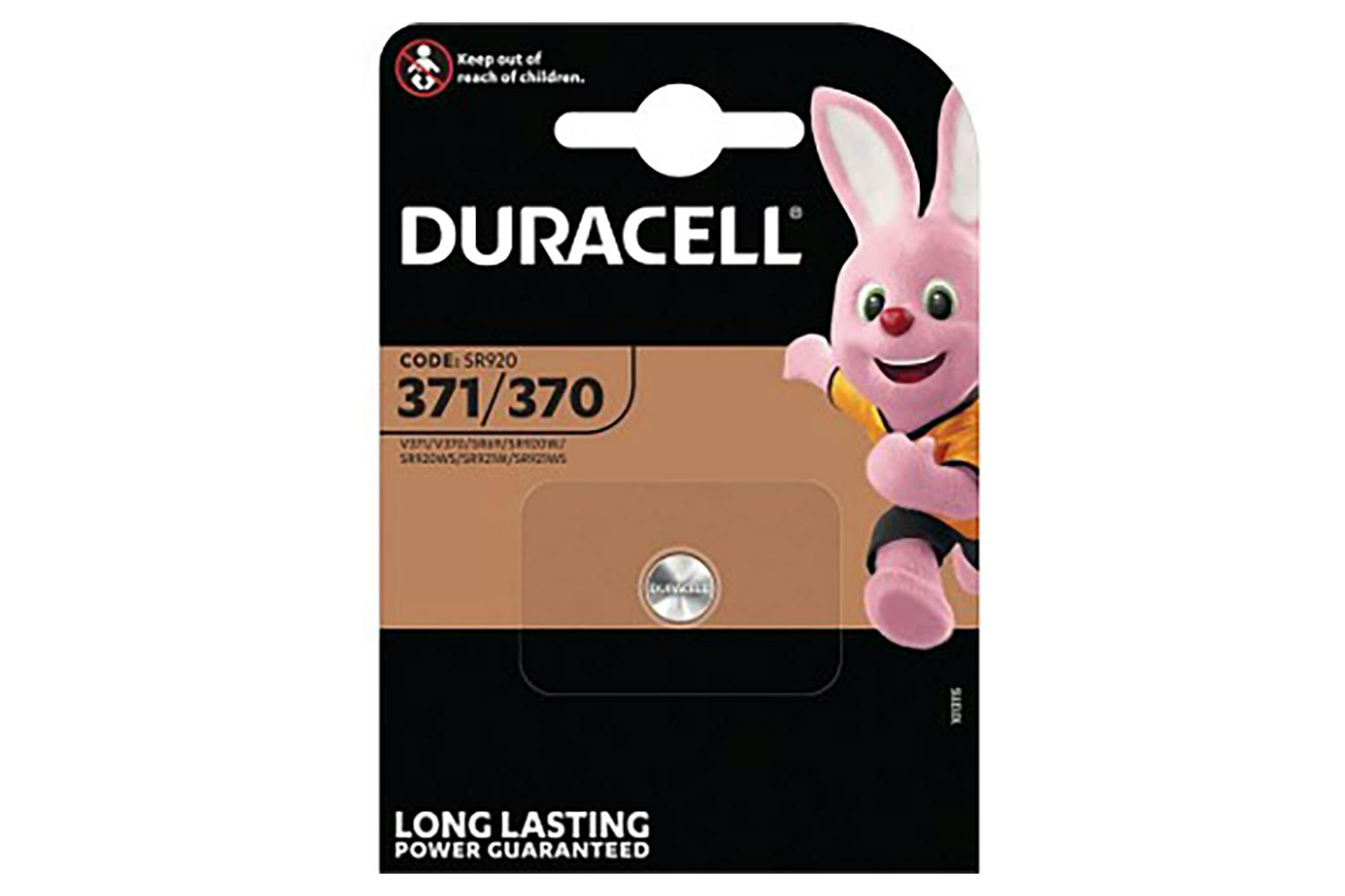 Duracell D370 1.5V Watch Battery