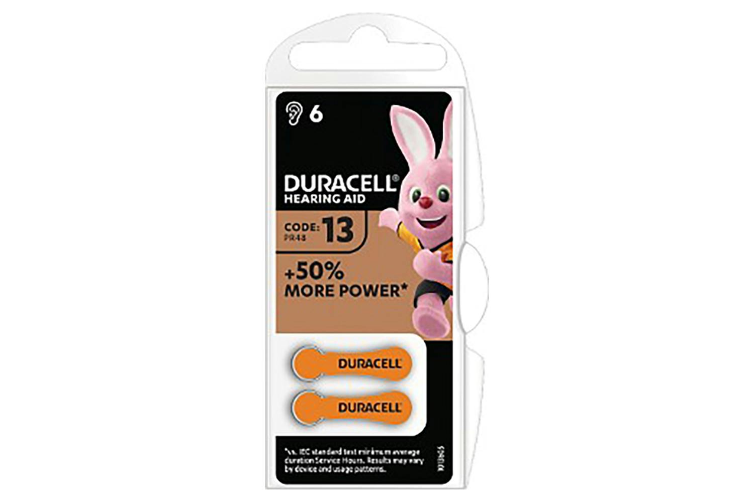 Duracell 1.4V Hearing Aid Battery | Pack of 6