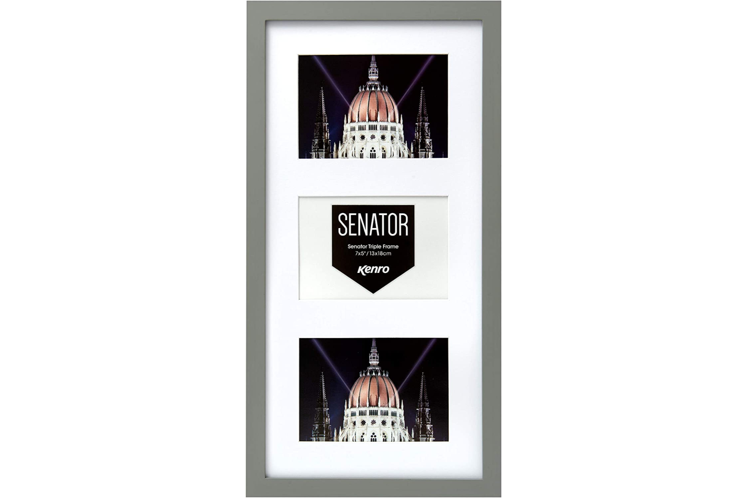 Kenro Senator 6X4" Triple Frame | Grey
