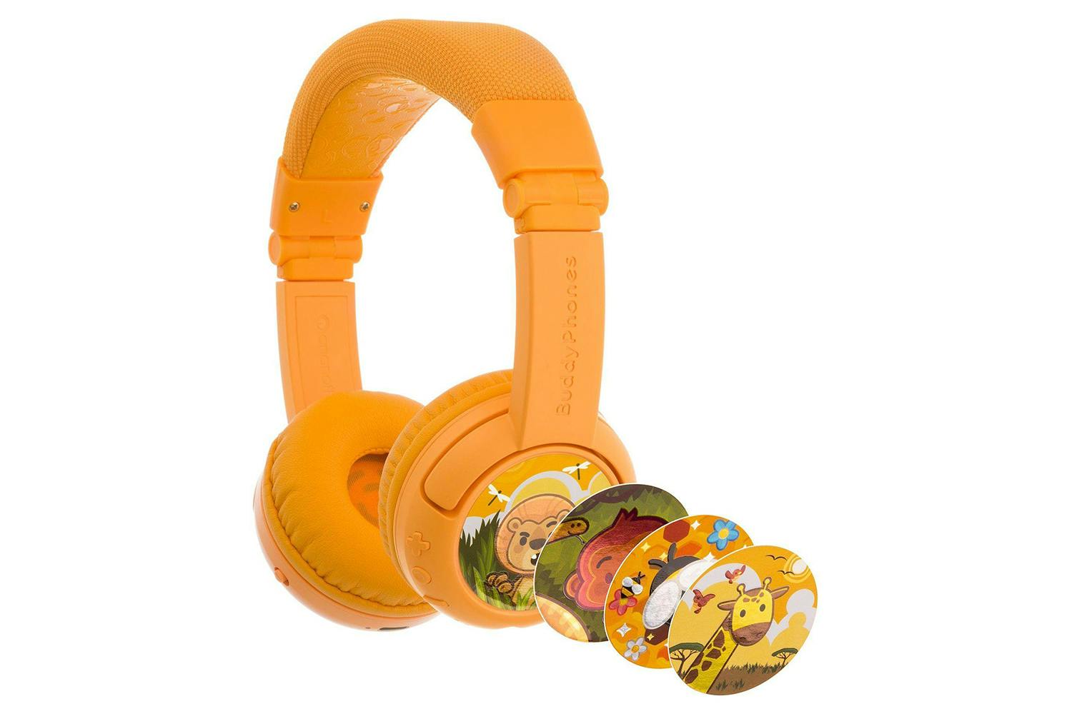 BuddyPhones Play+ Wireless Kids Headphone | Sun Yellow