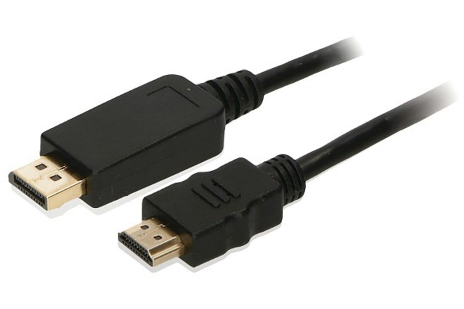 2-Power Displayport to HDMI Cable | 1m