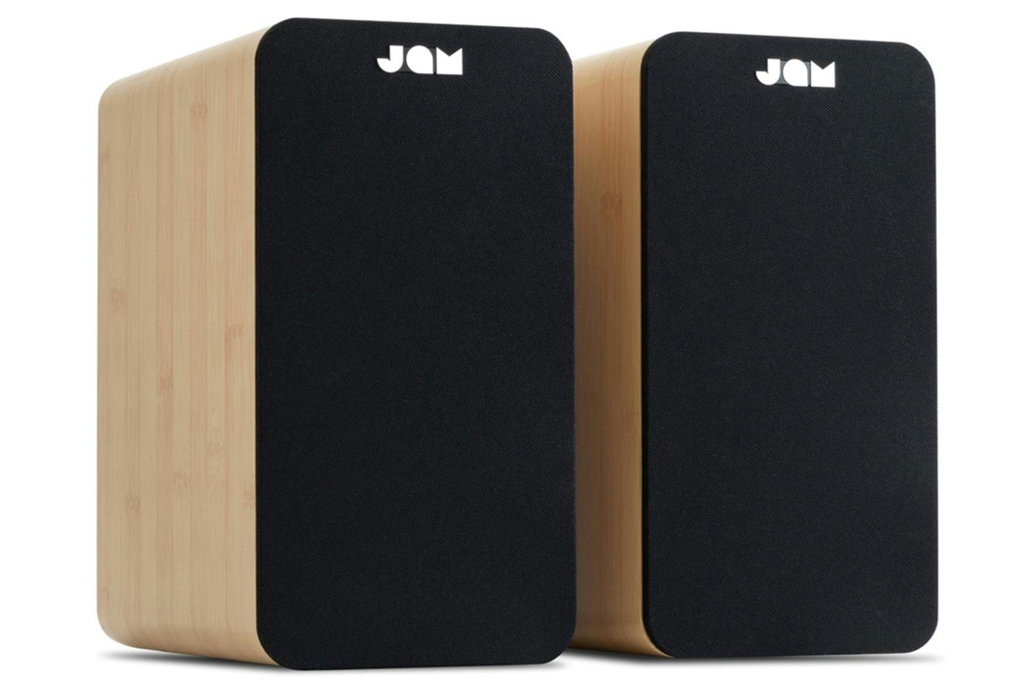 Jam Bookshelf Bluetooth Speakers | Wood