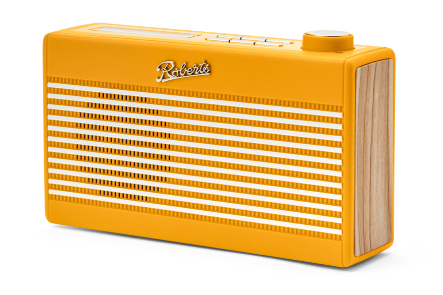 Roberts Rambler Mini DAB/DAB+/FM Radio with Bluetooth Sunburst Yellow