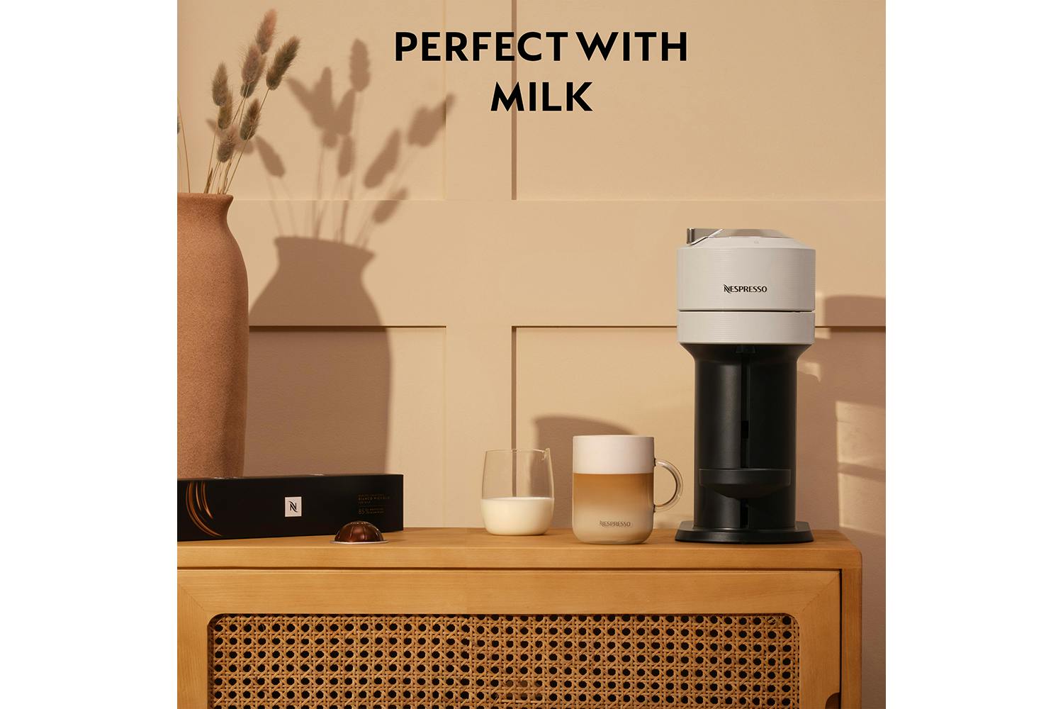 Nespresso Vertuo Next 11713 Coffee Machine with Aeroccino Milk Frother by  Magimix, Pure Chrome