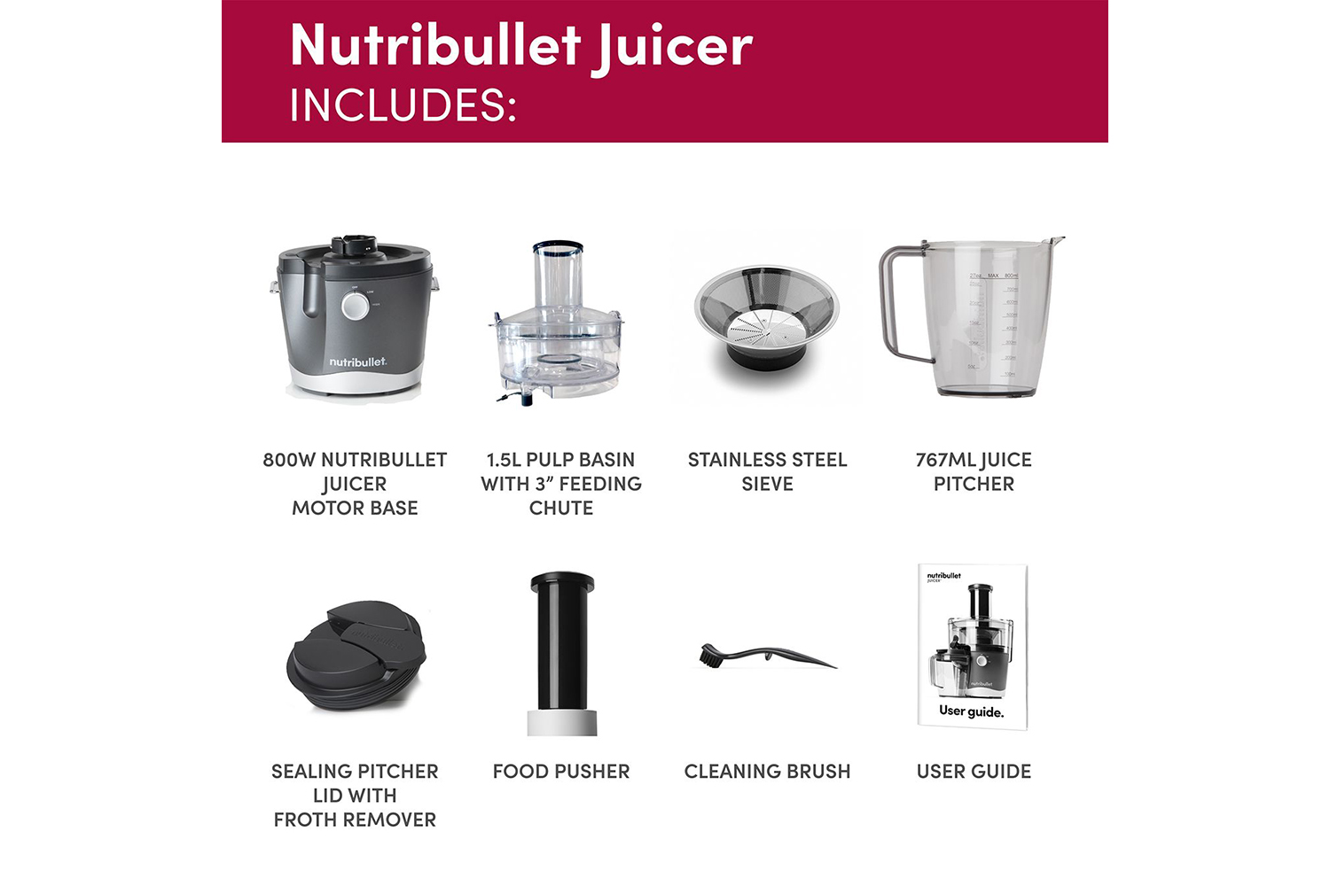 Nutribullet 800W Juicer Ireland