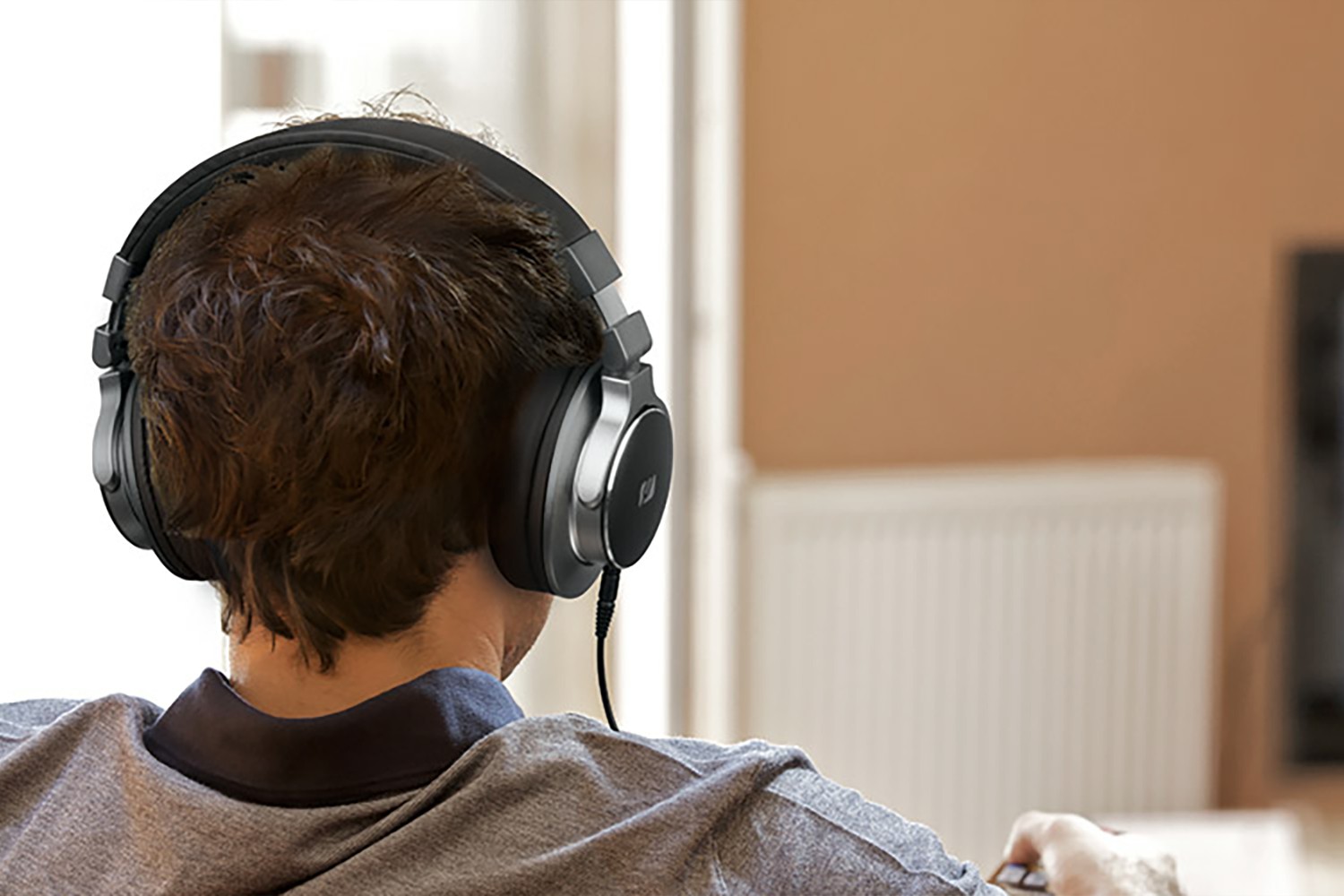 Muse Portable Or Wired Tv Headphones | Over Ear | With 6m Cable | In Black