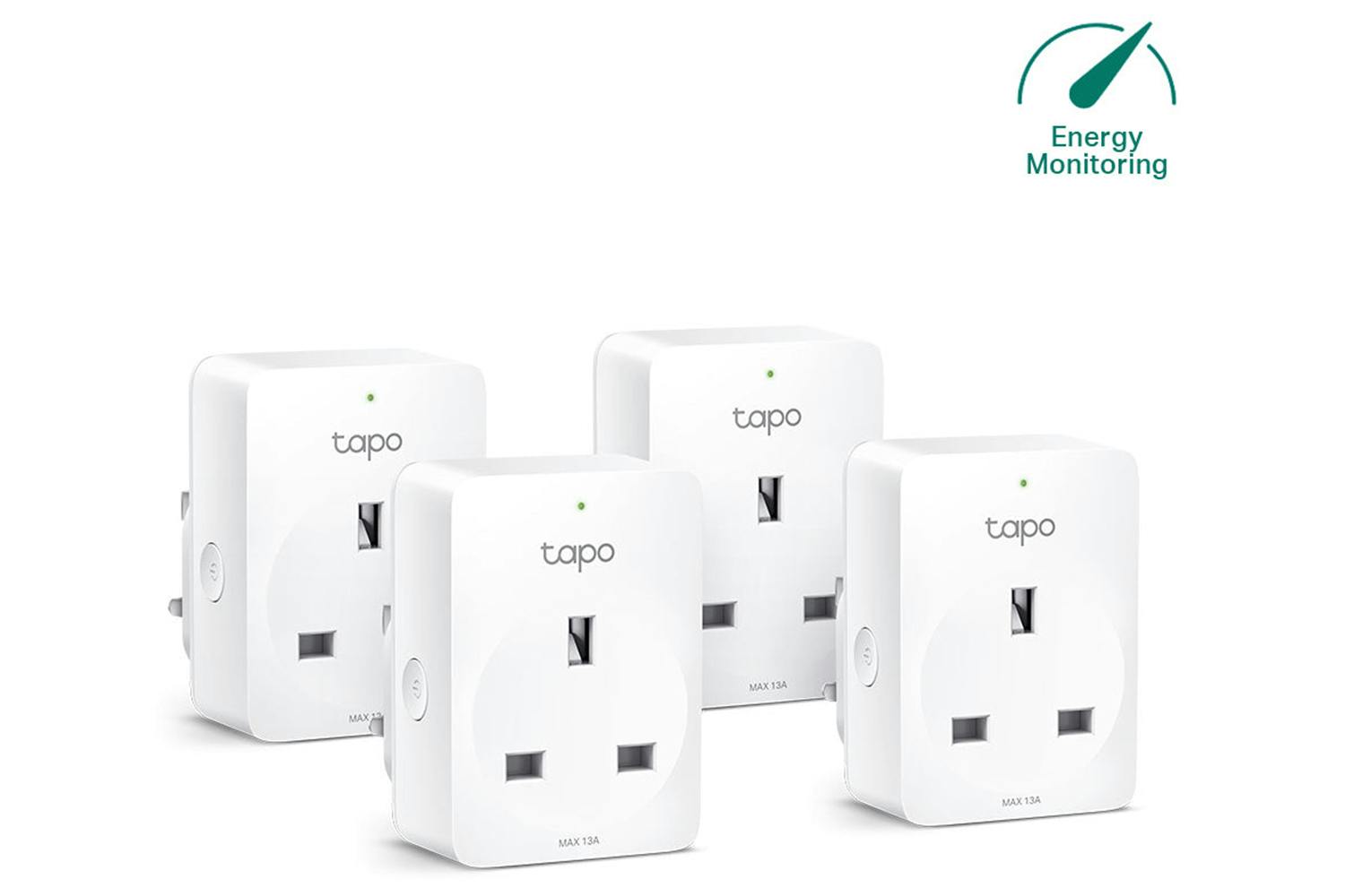 TP-Link Tapo Smart Plug Energy Monitoring | 4 Pack