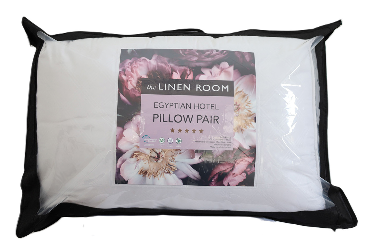 The Linen Room | Egyptian Hotel Pillow | Twin Pack